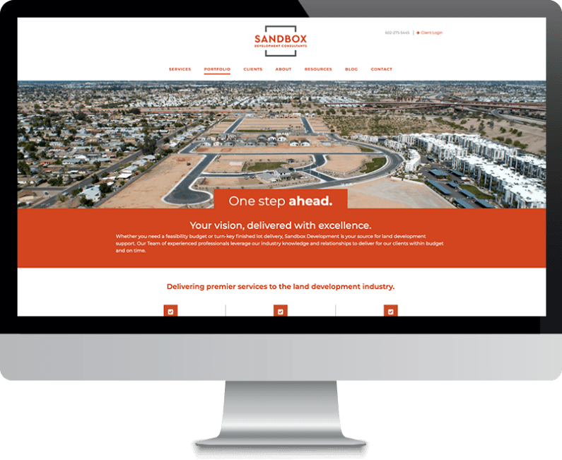 Sandbox Development Consultants Website Design & Development
