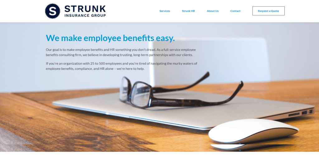 Strunk Insurance Group New Site