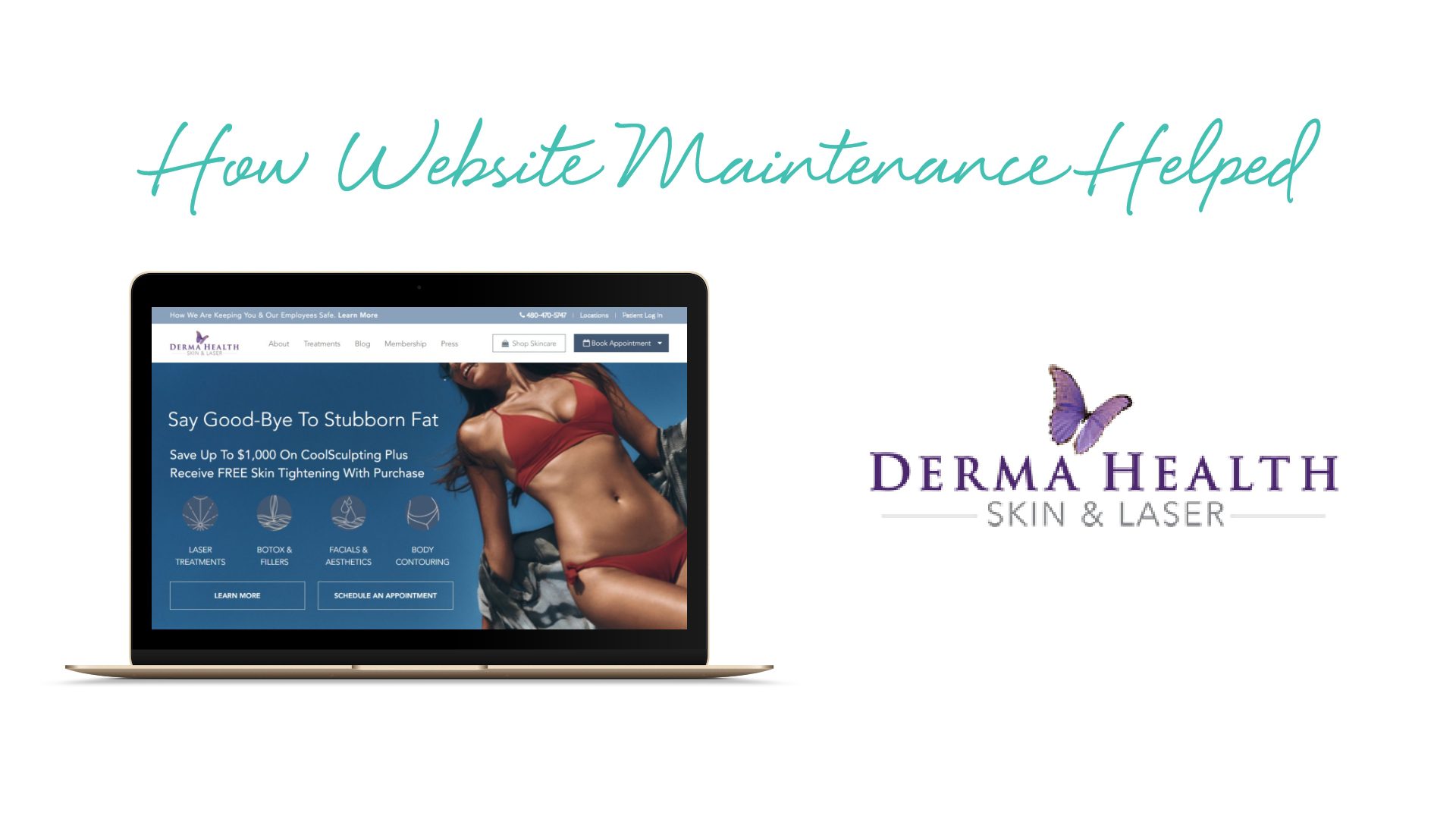 How Website Maintenance Helped Derma Health Hammersmith Support