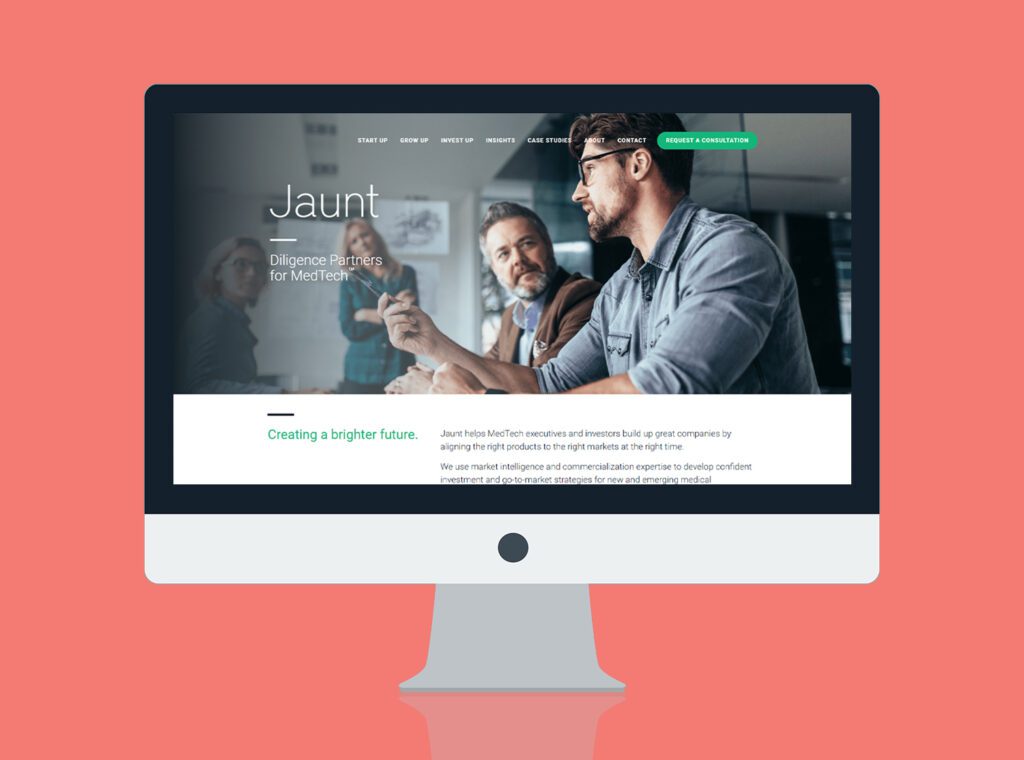Jaunt | website design & website development
