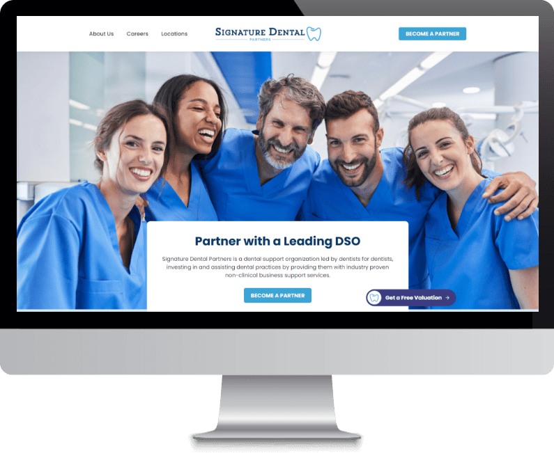Signature Dental Partners Website Design & Development