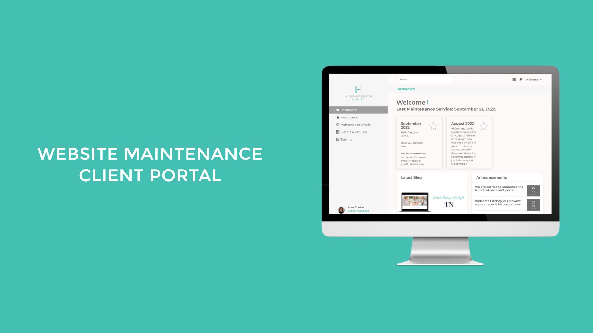 Website Maintenance Client Portal