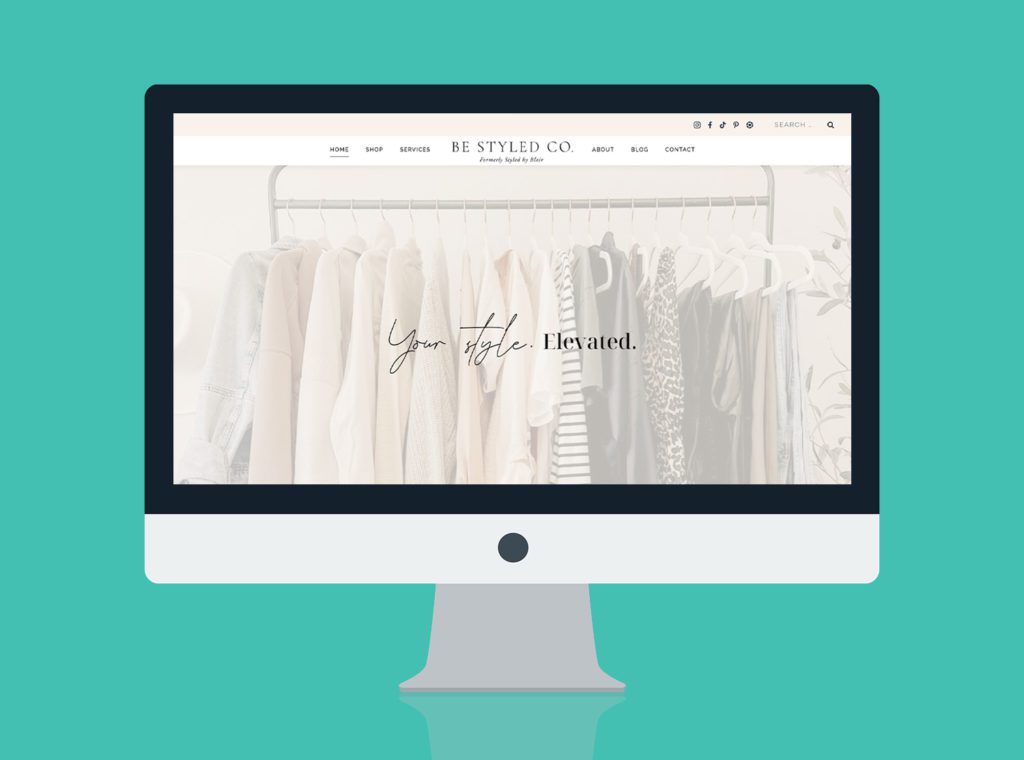 Be Styled Co. |WordPress website - website design & website development