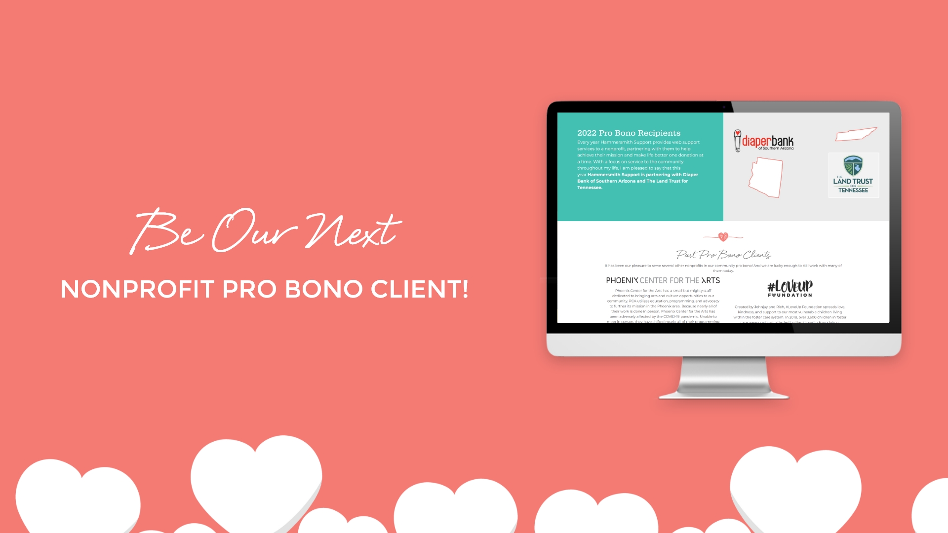 Be Our Next Nonprofit Pro Bono Client!