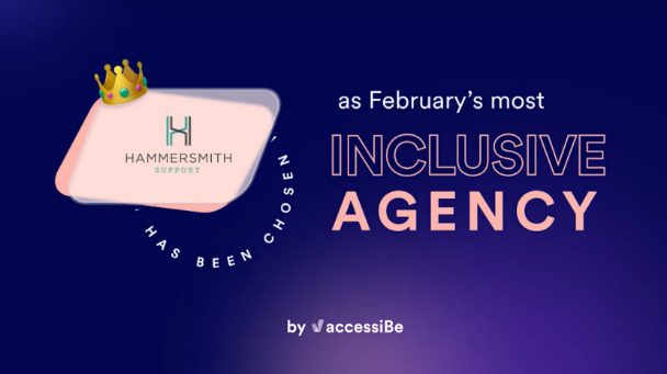Hammersmith Support as the Accessibe's inclusive agency