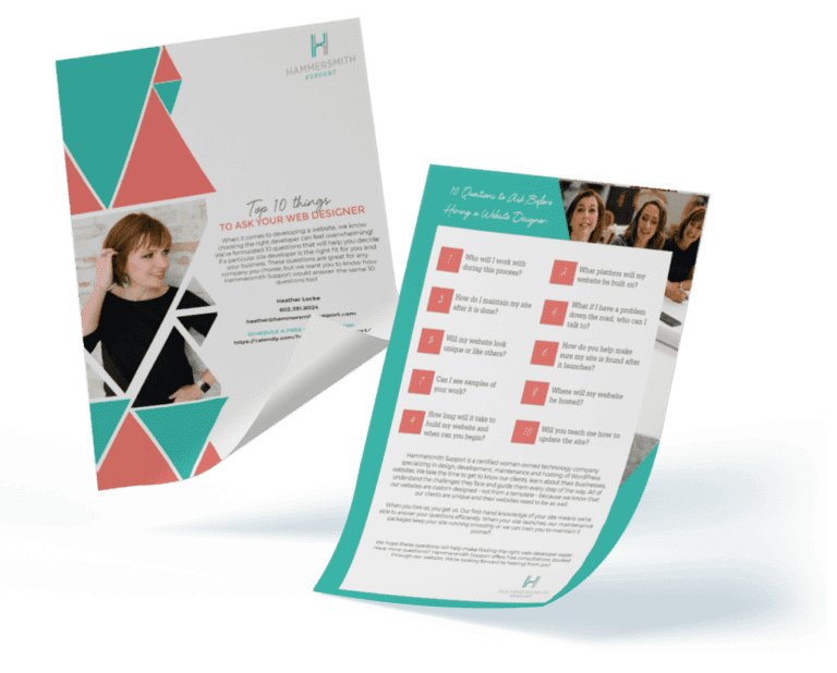 Top Ten Questions to Ask Your  Designer Hammersmith Support