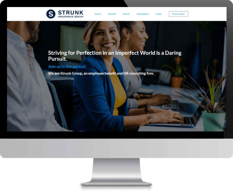Strunk Insurance Website Design & Development