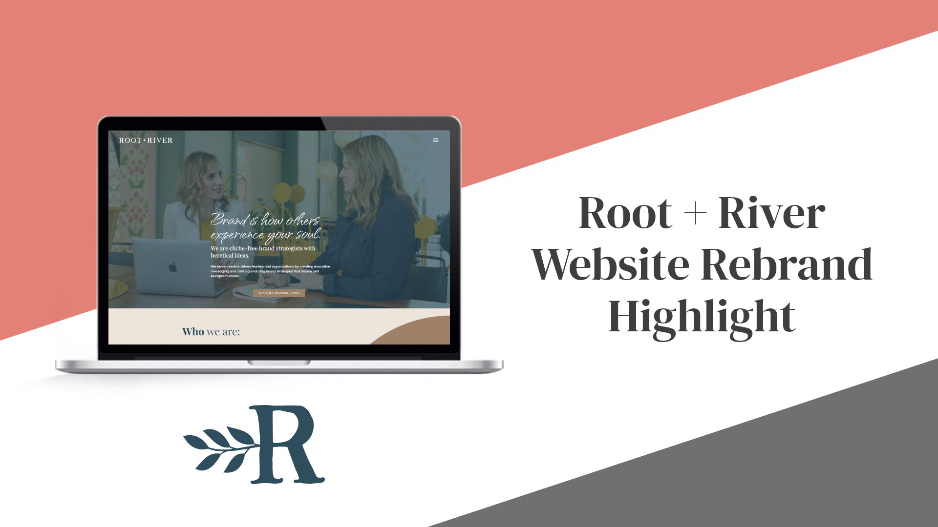 Root + River Website Rebrand Highlight