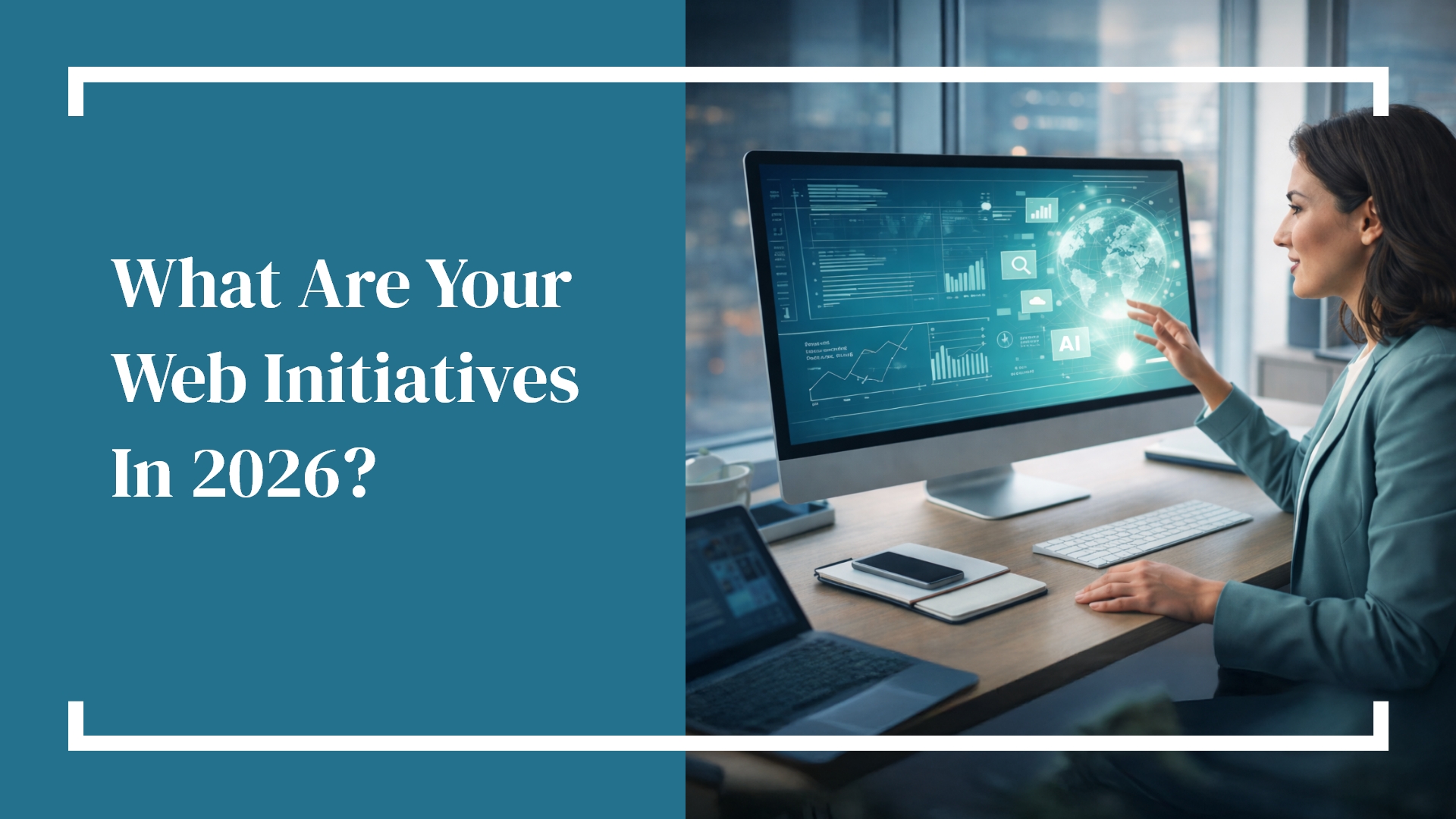 woman sitting at computer